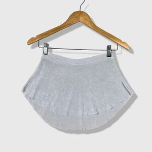 Bullet Pointe Ballet Skirt Women Small Silver Grey Dancewear Athletic Aesthetic